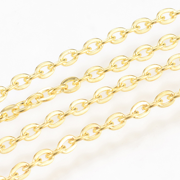 PandaHall Iron Cable Chains, Unwelded, Popular for Jewelry Making, Important Decoration, Cadmium Free & Nickel Free & Lead Free, Flat Oval...
PandaHall Iron Cable Chains, Unwelded, Popular for Jewelry Making, Important Decoration, Cadmium Free & Nickel Free & Lead Free, Flat Oval...