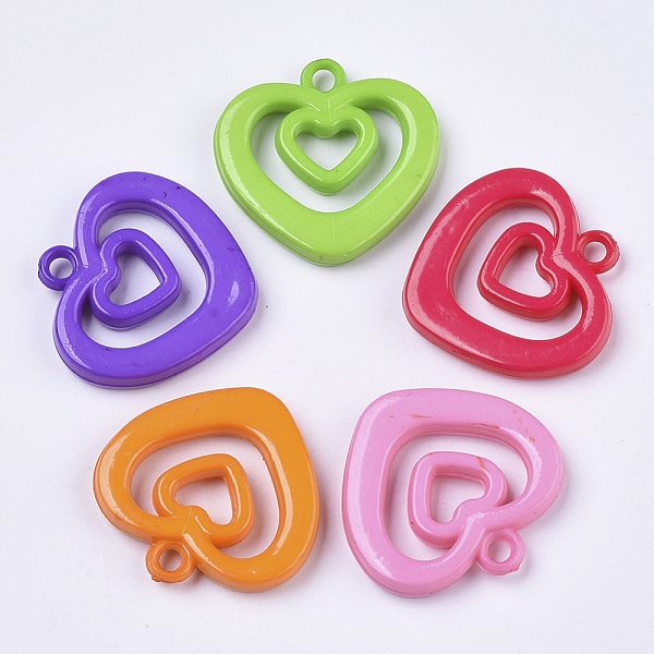 PandaHall Opaque Acrylic Pendants, Heart, Mixed Color, 28x28.5x5mm, Hole: 3mm Acrylic Heart Multicolor
PandaHall Opaque Acrylic Pendants, Heart, Mixed Color, 28x28.5x5mm, Hole: 3mm Acrylic Heart Multicolor