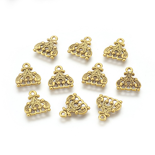 PandaHall Tibetan Style Chandelier Component Links, Lead Free & Cadmium Free, Antique Golden, 14.5x13x2.5mm, Hole: 2mm Alloy Others
PandaHall Tibetan Style Chandelier Component Links, Lead Free & Cadmium Free, Antique Golden, 14.5x13x2.5mm, Hole: 2mm Alloy Others