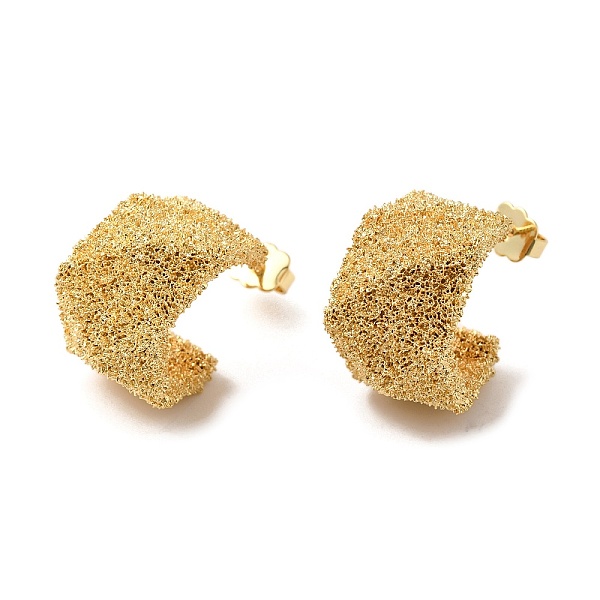PandaHall Real 18K Gold Plated Brass Stud Earrings, Half Hoop Earrings, Long-Lasting Plated, Cadmium Free & Lead Free, Hexagon, 20.5x14.5mm...
PandaHall Real 18K Gold Plated Brass Stud Earrings, Half Hoop Earrings, Long-Lasting Plated, Cadmium Free & Lead Free, Hexagon, 20.5x14.5mm...