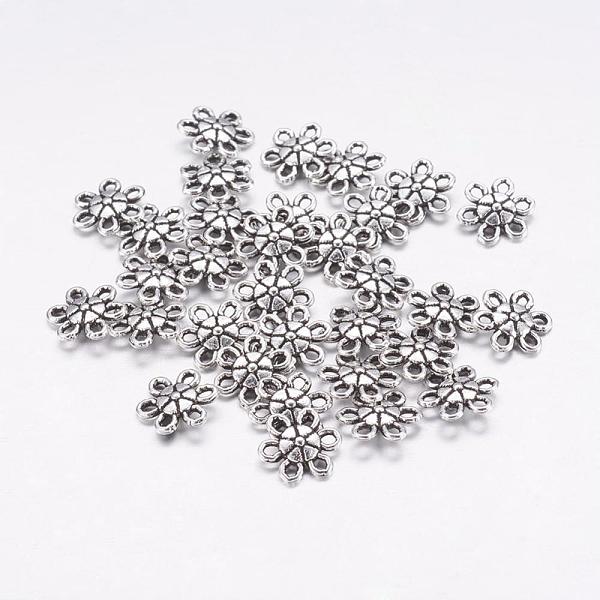 PandaHall Tibetan Style Alloy Flower Pendants, Lead Free and Cadmium Free, Antique Silver, about 9mm long, 9mm wide, 3mm thick, hole: 1mm...
PandaHall Tibetan Style Alloy Flower Pendants, Lead Free and Cadmium Free, Antique Silver, about 9mm long, 9mm wide, 3mm thick, hole: 1mm...