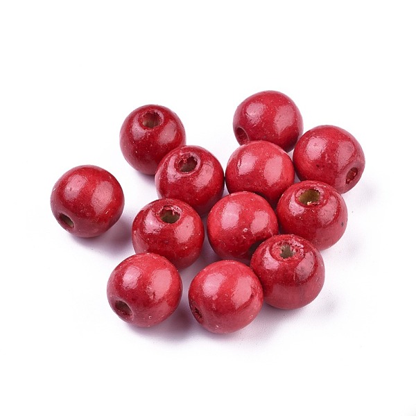 PandaHall Dyed Natural Wood Beads, Round, Lead Free, Red, 18x17mm, Hole: 4~6mm, about 560pcs/1000g Maple Wood Round Red
PandaHall Dyed Natural Wood Beads, Round, Lead Free, Red, 18x17mm, Hole: 4~6mm, about 560pcs/1000g Maple Wood Round Red
