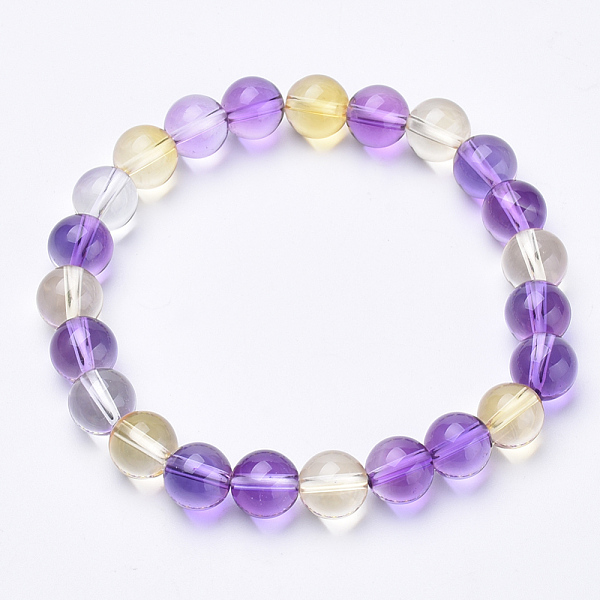 PandaHall Synthetic Quartz Beaded Stretch Bracelets, Round, 1-3/4 inch~2-1/8 inch(48~54mm) Synthetic Gemstone
PandaHall Synthetic Quartz Beaded Stretch Bracelets, Round, 1-3/4 inch~2-1/8 inch(48~54mm) Synthetic Gemstone