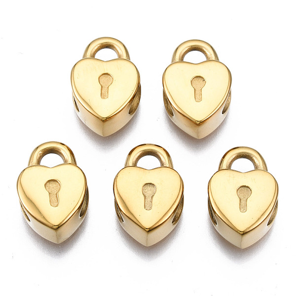 PandaHall 316 Surgical Stainless Steel Hanger Lings, Heart, Real 14K Gold Plated, 16x11x8mm, Hole: 4x3.5mm, Inner Diameter: 5mm 316 Surgical...
PandaHall 316 Surgical Stainless Steel Hanger Lings, Heart, Real 14K Gold Plated, 16x11x8mm, Hole: 4x3.5mm, Inner Diameter: 5mm 316 Surgical...