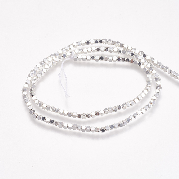PandaHall Electroplate Non-magnetic Synthetic Hematite Beads Strands, Faceted, Square, Silver Plated, 2x2.5x2.5mm, Hole: 0.5mm, about...
PandaHall Electroplate Non-magnetic Synthetic Hematite Beads Strands, Faceted, Square, Silver Plated, 2x2.5x2.5mm, Hole: 0.5mm, about...
