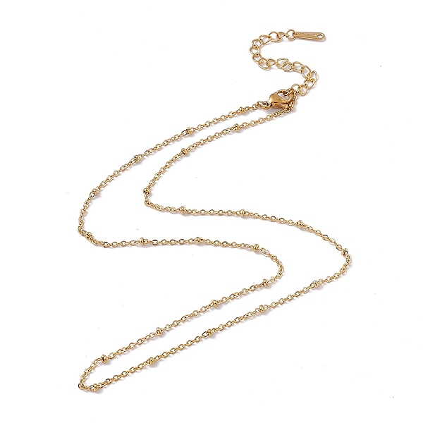 PandaHall 201 Stainless Steel Satellite Chain Necklace for Men Women, Real 18K Gold Plated, 17.72 inch(45cm) 201 Stainless Steel
PandaHall 201 Stainless Steel Satellite Chain Necklace for Men Women, Real 18K Gold Plated, 17.72 inch(45cm) 201 Stainless Steel