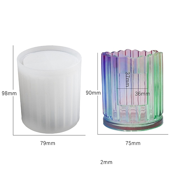 PandaHall DIY Silicone Storage Molds, Resin Casting Molds, For UV Resin, Epoxy Resin Jewelry Making, Column, White, 79x98mm Silicone Column...
PandaHall DIY Silicone Storage Molds, Resin Casting Molds, For UV Resin, Epoxy Resin Jewelry Making, Column, White, 79x98mm Silicone Column...