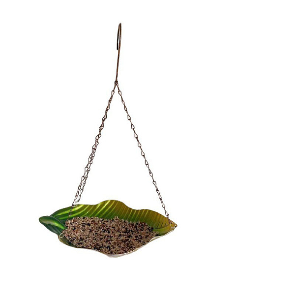 PandaHall Banana Leaf Iron Bird Hanging Feeder Tray, Outdoor Bird Feeder, Garden Branch Decoration Container, Yellow Green, 370x255x175mm...
PandaHall Banana Leaf Iron Bird Hanging Feeder Tray, Outdoor Bird Feeder, Garden Branch Decoration Container, Yellow Green, 370x255x175mm...