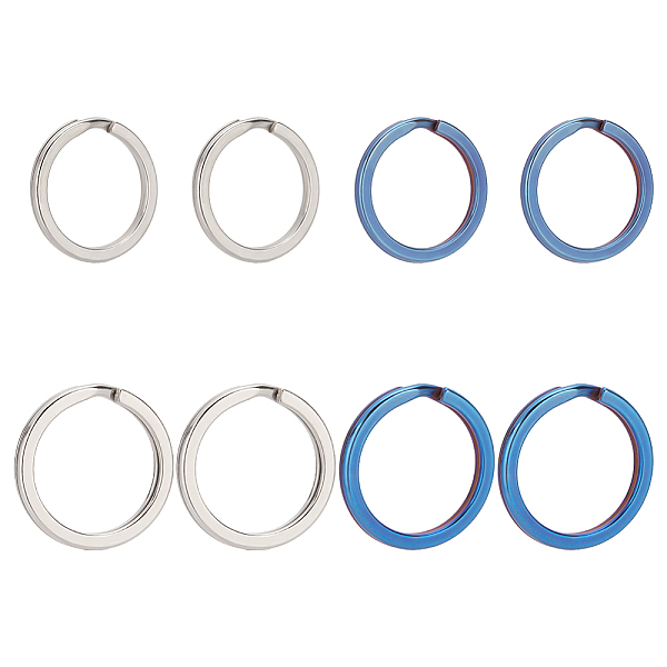 PandaHall WADORN 8Pcs 4 Styles Titanium Alloy Split Key Rings, Double Loops Jump Rings, Mixed Color, 16~18 Gauge, 20~25x2~2.5mm, Inner...
PandaHall WADORN 8Pcs 4 Styles Titanium Alloy Split Key Rings, Double Loops Jump Rings, Mixed Color, 16~18 Gauge, 20~25x2~2.5mm, Inner...