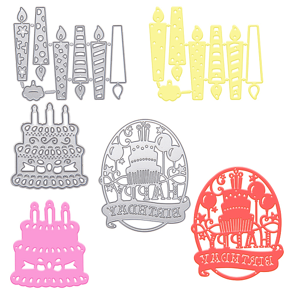 PandaHall GORGECRAFT 3pcs Cutting Dies Happy Birthday Candle Cake Metal Die cuts Stencils Templates for Card Making Embossing Scrapbooking...
PandaHall GORGECRAFT 3pcs Cutting Dies Happy Birthday Candle Cake Metal Die cuts Stencils Templates for Card Making Embossing Scrapbooking...