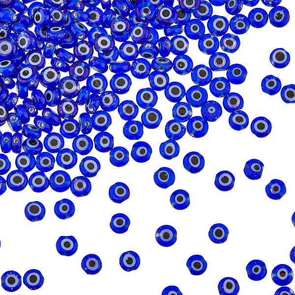 PandaHall DICOSMETIC 4 Strands Evil Eye Bead Strands About 360pcs Evil Eye Lampwork Beads 4.5mm Blue Turkish Evil Eye Beads Flat Glass Loose...
PandaHall DICOSMETIC 4 Strands Evil Eye Bead Strands About 360pcs Evil Eye Lampwork Beads 4.5mm Blue Turkish Evil Eye Beads Flat Glass Loose...