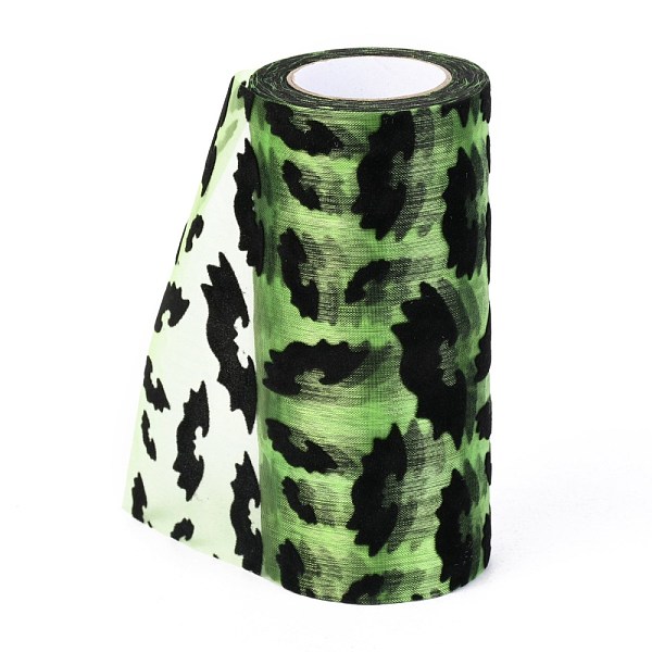 PandaHall Halloween Deco Mesh Ribbons, Tulle Fabric, for DIY Craft Gift Packaging, Home Party Wall Decoration, Bat Pattern, Light Green...
PandaHall Halloween Deco Mesh Ribbons, Tulle Fabric, for DIY Craft Gift Packaging, Home Party Wall Decoration, Bat Pattern, Light Green...