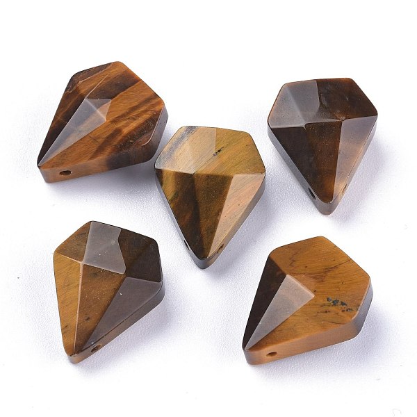 PandaHall Natural Tiger Eye Pendants, Faceted, Diamond, 21x17x8.5mm, Hole: 1.2mm Tiger Eye Diamond
PandaHall Natural Tiger Eye Pendants, Faceted, Diamond, 21x17x8.5mm, Hole: 1.2mm Tiger Eye Diamond