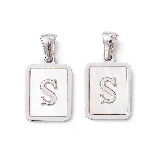 PandaHall 304 Stainless Steel Pave Shell Pendants, Rectangle Charm, Stainless Steel Color, Letter S, 17.5x12x1.5mm, Hole: 3x5mm Stainless...
PandaHall 304 Stainless Steel Pave Shell Pendants, Rectangle Charm, Stainless Steel Color, Letter S, 17.5x12x1.5mm, Hole: 3x5mm Stainless...