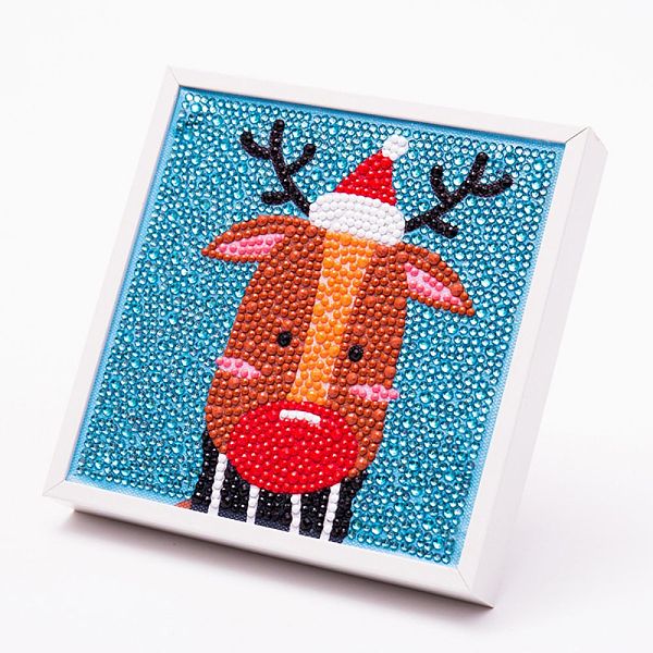 PandaHall DIY Christmas Theme Diamond Painting Kits For Kids, Reindeer Pattern Photo Frame Making, with Resin Rhinestones, Pen, Tray Plate..., Multicolor
PandaHall DIY Christmas Theme Diamond Painting Kits For Kids, Reindeer Pattern Photo Frame Making, with Resin Rhinestones, Pen, Tray Plate..., Multicolor