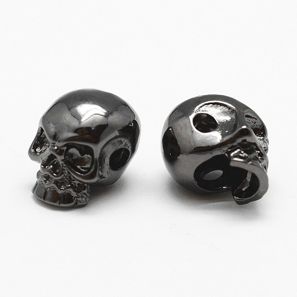 PandaHall Brass Beads, Skull, Cadmium Free & Nickel Free & Lead Free, Gunmetal, 11x8.5x10.2mm, Hole: 2mm Brass Skull
PandaHall Brass Beads, Skull, Cadmium Free & Nickel Free & Lead Free, Gunmetal, 11x8.5x10.2mm, Hole: 2mm Brass Skull
