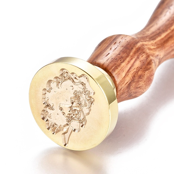 PandaHall Brass Wax Seal Stamp, with Wooden Handle, for Post Decoration, DIY Card Making, Magic Themed Pattern, Golden, 90x26mm Brass Others
PandaHall Brass Wax Seal Stamp, with Wooden Handle, for Post Decoration, DIY Card Making, Magic Themed Pattern, Golden, 90x26mm Brass Others