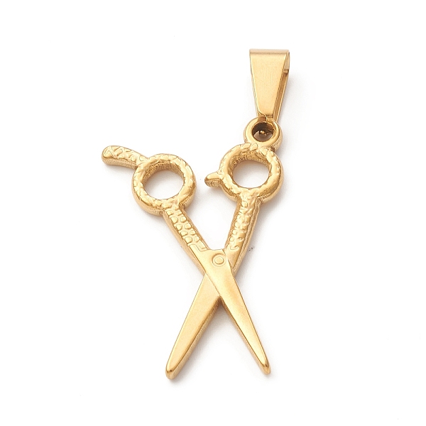 PandaHall Ion Plating(IP) 304 Stainless Steel Pendants, Scissor Charm, Golden, 36x32.5x3mm, Hole: 5x10mm 304 Stainless Steel Tool
PandaHall Ion Plating(IP) 304 Stainless Steel Pendants, Scissor Charm, Golden, 36x32.5x3mm, Hole: 5x10mm 304 Stainless Steel Tool