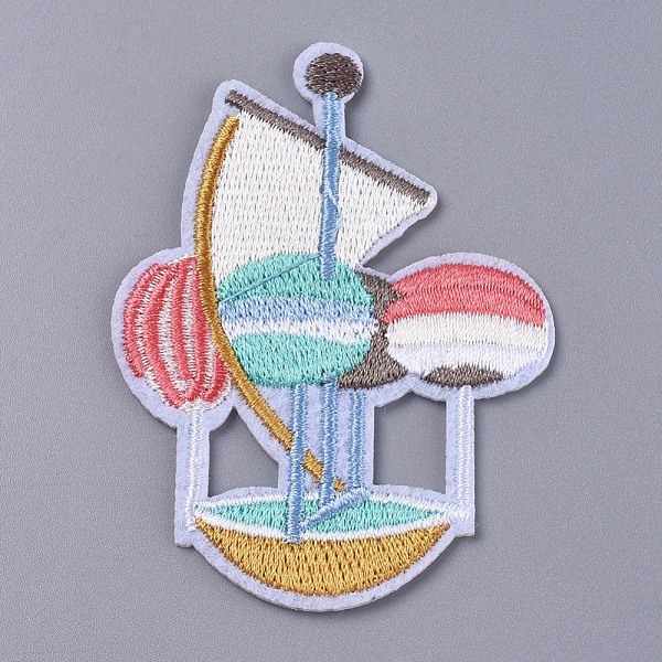 PandaHall Computerized Embroidery Cloth Iron On/Sew On Patches, Costume Accessories, Hydrogen Balloon, Colorful, 70x51x1mm Cloth Balloon
PandaHall Computerized Embroidery Cloth Iron On/Sew On Patches, Costume Accessories, Hydrogen Balloon, Colorful, 70x51x1mm Cloth Balloon