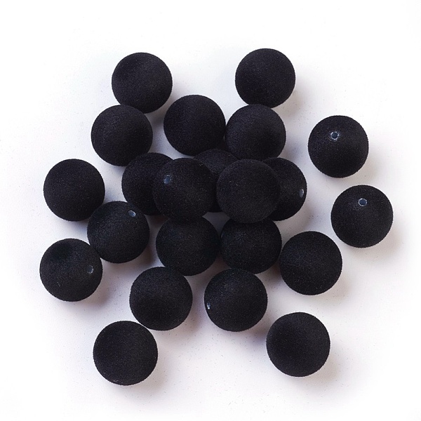 PandaHall Flocky Acrylic Beads, Half Drilled, Round, Black, 16mm, Hole: 1.6mm Acrylic Round Black
PandaHall Flocky Acrylic Beads, Half Drilled, Round, Black, 16mm, Hole: 1.6mm Acrylic Round Black