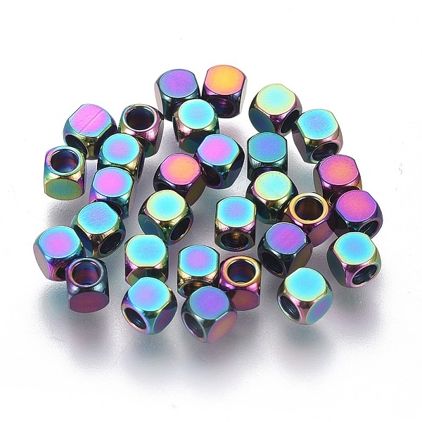PandaHall Ion Plating(IP) 304 Stainless Steel Beads, Cube, Rainbow Color, 3x3x3mm, Hole: 2mm 304 Stainless Steel Cube
PandaHall Ion Plating(IP) 304 Stainless Steel Beads, Cube, Rainbow Color, 3x3x3mm, Hole: 2mm 304 Stainless Steel Cube
