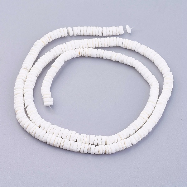 PandaHall Natural White Shell Beads Strands, Disc/Flat Round, Heishi Beads, 5.5~7.5x1.4~4mm, Hole: 1mm, about 275pcs/strand, 23.81 inch...
PandaHall Natural White Shell Beads Strands, Disc/Flat Round, Heishi Beads, 5.5~7.5x1.4~4mm, Hole: 1mm, about 275pcs/strand, 23.81 inch...