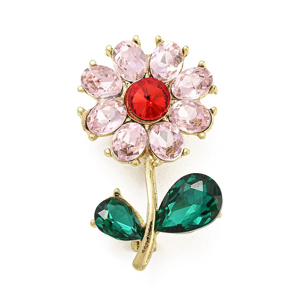 PandaHall Alloy Glass Brooches, Sunflower Pins, Golden, 44x28x6.5mm Alloy Flower Purple
PandaHall Alloy Glass Brooches, Sunflower Pins, Golden, 44x28x6.5mm Alloy Flower Purple