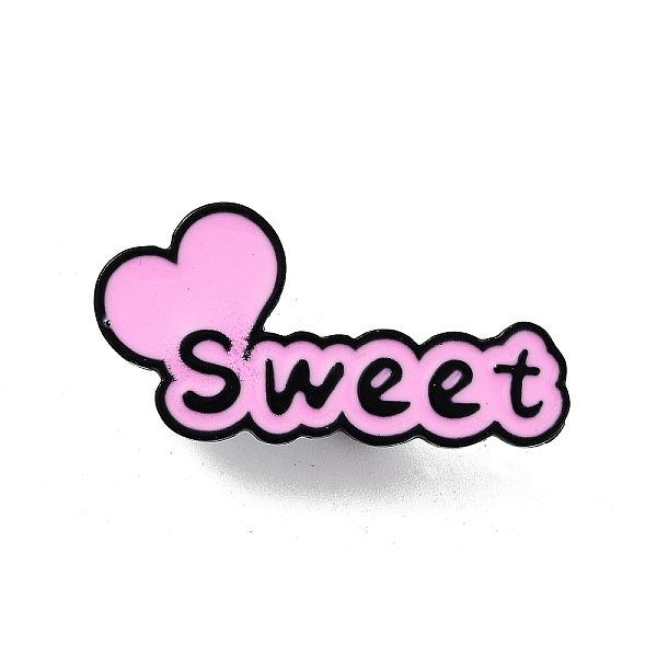 PandaHall Word Black Alloy Brooches, Enamel Pins, Pearl Pink, 17.5x34x2mm Alloy+Enamel Word
PandaHall Word Black Alloy Brooches, Enamel Pins, Pearl Pink, 17.5x34x2mm Alloy+Enamel Word