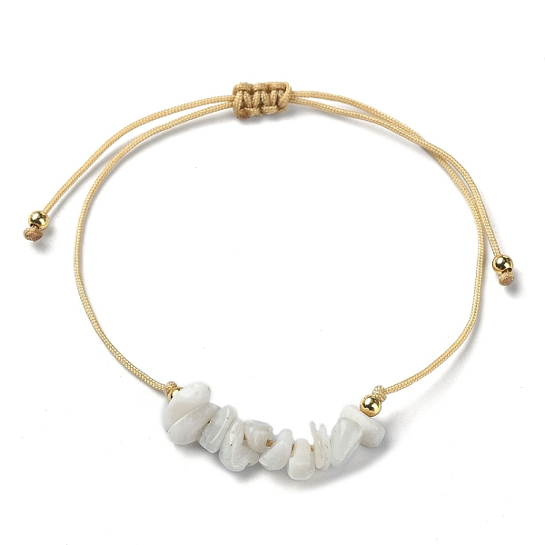 PandaHall Natural Moonstone Chips Braided Bead Bracelets, Nylon Cords Adjustable Bracelet, Inner Diameter: 3-1/4 inch(8.1cm) Moonstone Chip
PandaHall Natural Moonstone Chips Braided Bead Bracelets, Nylon Cords Adjustable Bracelet, Inner Diameter: 3-1/4 inch(8.1cm) Moonstone Chip