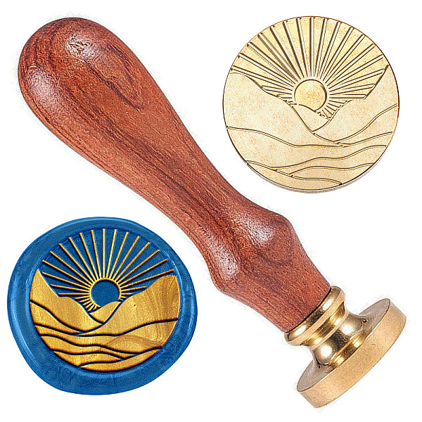 PandaHall Wax Seal Stamp Set, Golden Tone Brass Sealing Wax Stamp Head, with Wood Handle, for Envelopes Invitations, Mountain, 83x22mm..., Brown
PandaHall Wax Seal Stamp Set, Golden Tone Brass Sealing Wax Stamp Head, with Wood Handle, for Envelopes Invitations, Mountain, 83x22mm..., Brown