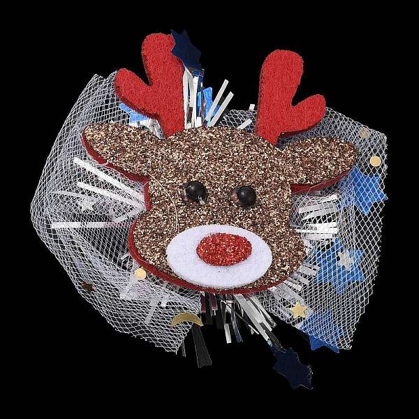 PandaHall Chistmas Theme Felt & Gauze Alligator Hair Clips, with PVC and Iron Findings, Hair Accessories for Girls Women, Deer, 67x77x21mm..., Brown
PandaHall Chistmas Theme Felt & Gauze Alligator Hair Clips, with PVC and Iron Findings, Hair Accessories for Girls Women, Deer, 67x77x21mm..., Brown