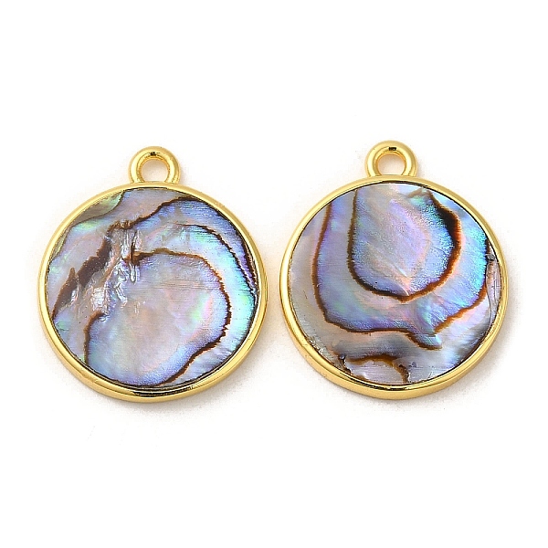 PandaHall Natural Paua Shell Pendants, Flat Round Charms with Brass Findings, Golden, 20.5x17.5x2.5mm, Hole: 1.8mm Paua Shell Flat Round
PandaHall Natural Paua Shell Pendants, Flat Round Charms with Brass Findings, Golden, 20.5x17.5x2.5mm, Hole: 1.8mm Paua Shell Flat Round