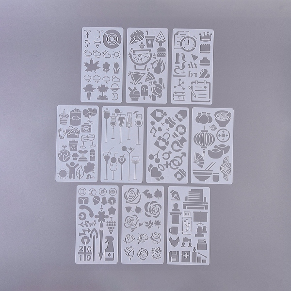 PandaHall Plastic Drawing Painting Stencils Templates, for Painting on Scrapbook Fabric Tiles Floor Furniture Wood, White, 17.1x9.6x0.05cm...
PandaHall Plastic Drawing Painting Stencils Templates, for Painting on Scrapbook Fabric Tiles Floor Furniture Wood, White, 17.1x9.6x0.05cm...