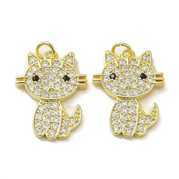 PandaHall Rack Plating Brass Micro Pave Cubic Zirconia Pendants, with Jump Ring, Long-Lasting Plated, Lead Free & Cadmium Free, Cat Charms..., Clear
PandaHall Rack Plating Brass Micro Pave Cubic Zirconia Pendants, with Jump Ring, Long-Lasting Plated, Lead Free & Cadmium Free, Cat Charms..., Clear