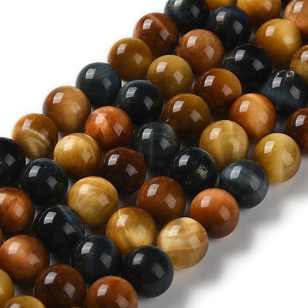 PandaHall Natural Tiger Eye Beads Strands, Round, 10~10.5mm, Hole: 1.4mm, about 38pcs/strand, 15.16''(38.5cm) Tiger Eye Round
PandaHall Natural Tiger Eye Beads Strands, Round, 10~10.5mm, Hole: 1.4mm, about 38pcs/strand, 15.16''(38.5cm) Tiger Eye Round