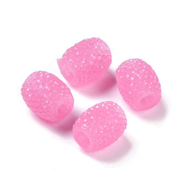 PandaHall Opaque Resin European Jelly Colored Beads, Large Hole Barrel Beads, Bucket Shaped, Hot Pink, 15x12.5mm, Hole: 5mm Resin Barrel
PandaHall Opaque Resin European Jelly Colored Beads, Large Hole Barrel Beads, Bucket Shaped, Hot Pink, 15x12.5mm, Hole: 5mm Resin Barrel