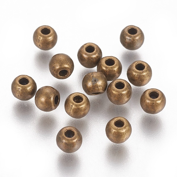 PandaHall Tibetan Style Alloy Beads, Lead Free & Nickel Free & Cadmium Free, Antique Bronze Color, Round, 5 mm in diameter, hole: 1.5mm...
PandaHall Tibetan Style Alloy Beads, Lead Free & Nickel Free & Cadmium Free, Antique Bronze Color, Round, 5 mm in diameter, hole: 1.5mm...