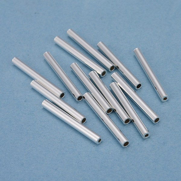 PandaHall 304 Stainless Steel Tube Beads, Silver, 27x3mm, Hole: 1.8mm 304 Stainless Steel Tube
PandaHall 304 Stainless Steel Tube Beads, Silver, 27x3mm, Hole: 1.8mm 304 Stainless Steel Tube