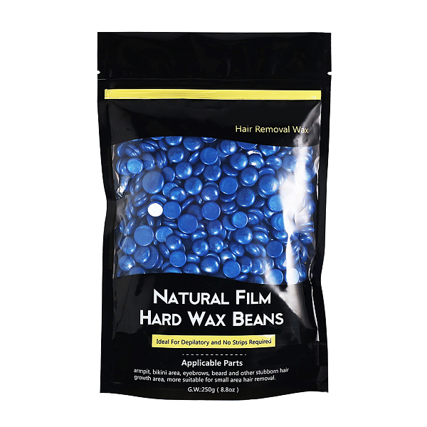 PandaHall Hard Wax Beans, Body Hair Removal, Depilatory Hot Film Wax, Pearlized, Flat Round, Blue, 23x14cm, Net weight: 250g/bag Wax Flat...
PandaHall Hard Wax Beans, Body Hair Removal, Depilatory Hot Film Wax, Pearlized, Flat Round, Blue, 23x14cm, Net weight: 250g/bag Wax Flat...