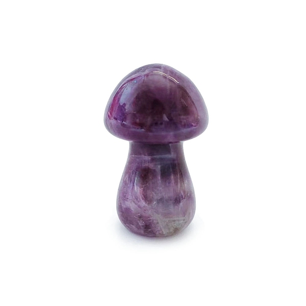 PandaHall Natural Amethyst Healing Mushroom Figurines, Reiki Energy Stone Display Decorations, 35mm Amethyst Mushroom
PandaHall Natural Amethyst Healing Mushroom Figurines, Reiki Energy Stone Display Decorations, 35mm Amethyst Mushroom