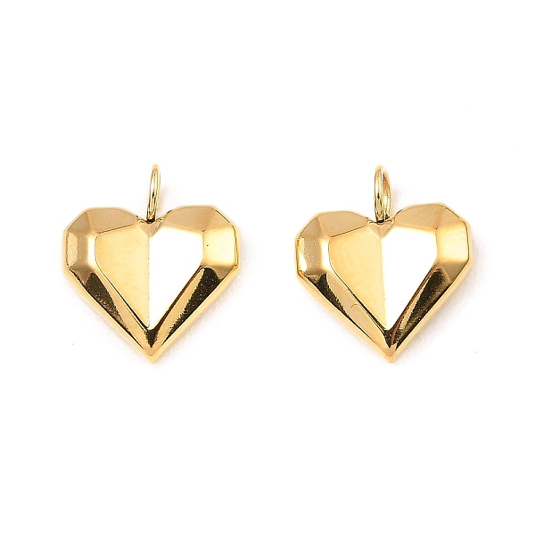 PandaHall 304 Stainless Steel Charms, Heart Charm, Real 18K Gold Plated, 13x11x3mm, Hole: 3mm 304 Stainless Steel Heart
PandaHall 304 Stainless Steel Charms, Heart Charm, Real 18K Gold Plated, 13x11x3mm, Hole: 3mm 304 Stainless Steel Heart