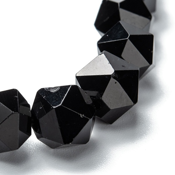 PandaHall Glass Beads Stretch Bracelets, Faceted, Polygon, Black, Beads: 9~9.5x9~9.5mm, Inner Diameter: 2-1/8 inch(5.4cm) Glass Black
PandaHall Glass Beads Stretch Bracelets, Faceted, Polygon, Black, Beads: 9~9.5x9~9.5mm, Inner Diameter: 2-1/8 inch(5.4cm) Glass Black