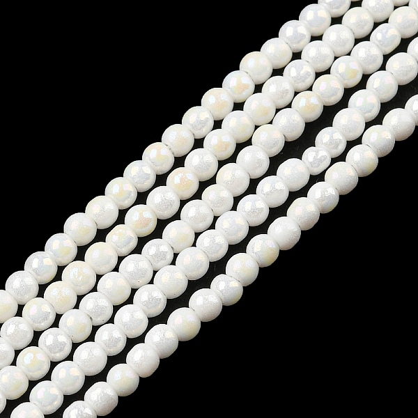 PandaHall Electroplate Opaque Glass Beads Strands, Round, AB Color Plated, White, 2.3mm, Hole: 0.3mm, about 180~183pcs/strand, 14.09~14.33''...
PandaHall Electroplate Opaque Glass Beads Strands, Round, AB Color Plated, White, 2.3mm, Hole: 0.3mm, about 180~183pcs/strand, 14.09~14.33''...