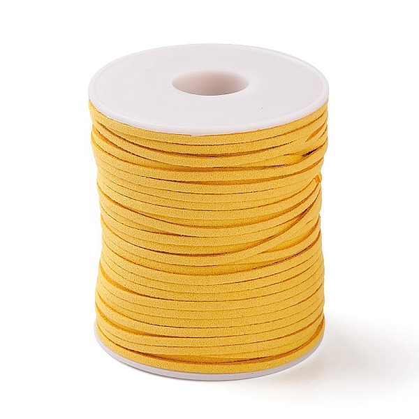 PandaHall 45M Faux Suede Cord, Faux Suede Lace, Gold, 2~2.5x1.5~2mm, about 50 Yards(45m)/Roll Faux Suede Gold
PandaHall 45M Faux Suede Cord, Faux Suede Lace, Gold, 2~2.5x1.5~2mm, about 50 Yards(45m)/Roll Faux Suede Gold