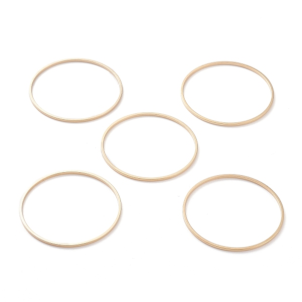 PandaHall Brass Linking Rings, Long-Lasting Plated, Round Ring, Real 24K Gold Plated, 35x1mm, Inner Diameter: 33mm Brass Ring
PandaHall Brass Linking Rings, Long-Lasting Plated, Round Ring, Real 24K Gold Plated, 35x1mm, Inner Diameter: 33mm Brass Ring