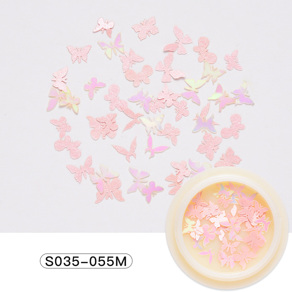 PandaHall Paper Cabochons, Fashion Nail Art Decorations, Butterfly, Pink, 3~5x5~7x0.1mm, 50pcs/box Paper Butterfly Pink
PandaHall Paper Cabochons, Fashion Nail Art Decorations, Butterfly, Pink, 3~5x5~7x0.1mm, 50pcs/box Paper Butterfly Pink