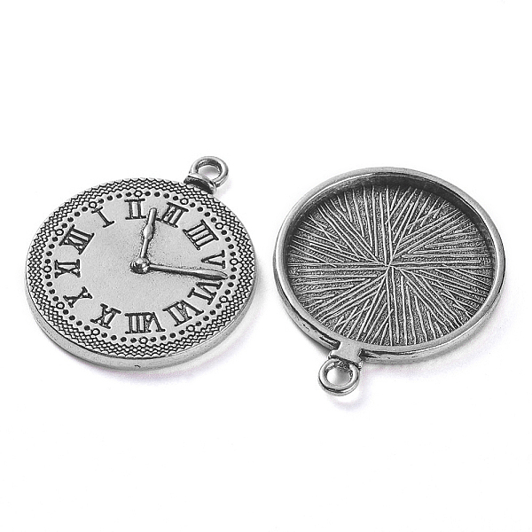 PandaHall Zinc Alloy Pendants, Cadmium Free & Lead Free, Antique Silver Color, Clock, Size: about 38mm long, 31mm wide, 2mm thick, hole: 3mm...
PandaHall Zinc Alloy Pendants, Cadmium Free & Lead Free, Antique Silver Color, Clock, Size: about 38mm long, 31mm wide, 2mm thick, hole: 3mm...