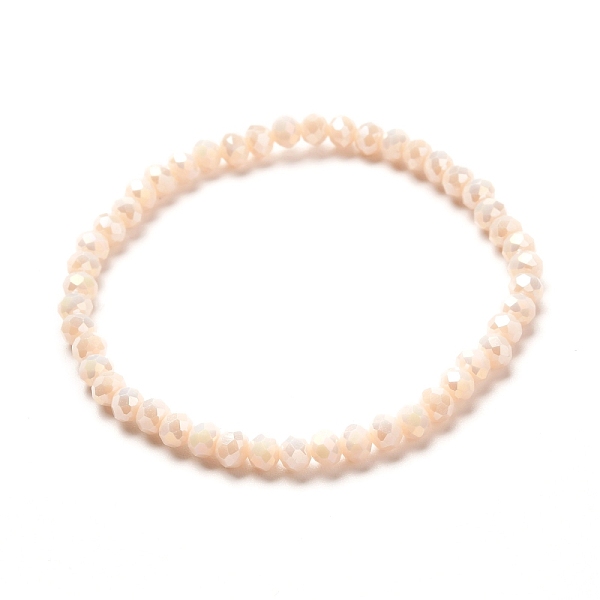 PandaHall Faceted Glass Rondelle Beads Stretch Bracelet for Kid, Opaque Solid Color Glass Bracelet, Beige, 4x3.5mm, Inner Diameter: 1-7/8..., Yellow
PandaHall Faceted Glass Rondelle Beads Stretch Bracelet for Kid, Opaque Solid Color Glass Bracelet, Beige, 4x3.5mm, Inner Diameter: 1-7/8..., Yellow
