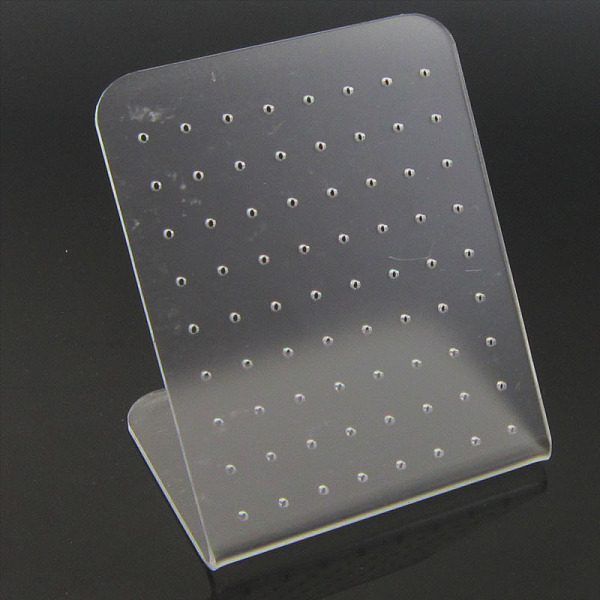 PandaHall Transparent Acrylic Earring Display Stands, Frosted Jewelry Display Rack, L-Shaped, Rectangle, Clear, 8x5.5x10.5cm Acrylic Clear
PandaHall Transparent Acrylic Earring Display Stands, Frosted Jewelry Display Rack, L-Shaped, Rectangle, Clear, 8x5.5x10.5cm Acrylic Clear