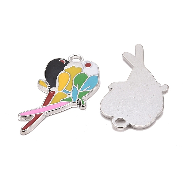 PandaHall Alloy Enamel Pendants, Lead Free and Cadmium Free, Pied Magpie, Platinum Metal Color, Colorful, about 38mm long, 19mm wide, 2mm...
PandaHall Alloy Enamel Pendants, Lead Free and Cadmium Free, Pied Magpie, Platinum Metal Color, Colorful, about 38mm long, 19mm wide, 2mm...